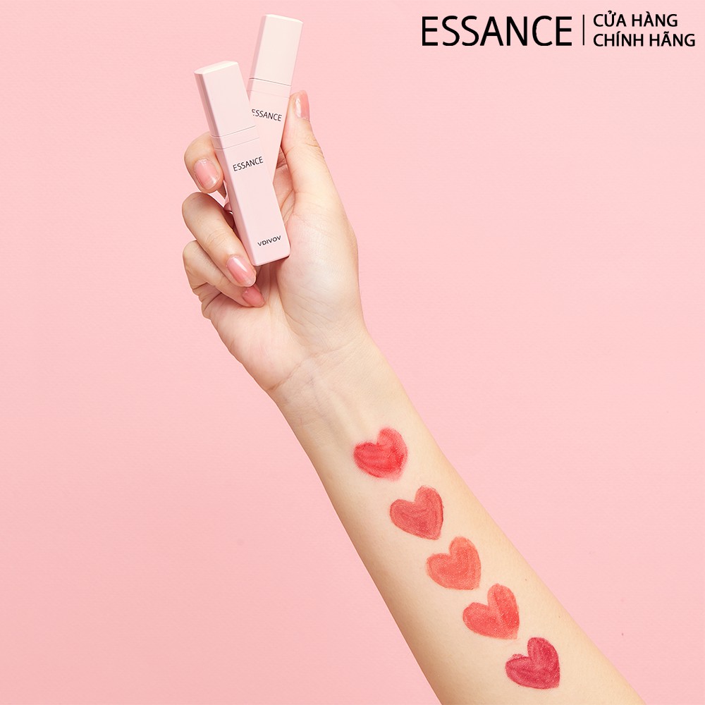 Son kem mịn mượt chuẩn màu Essance Soft Lip Liquid 3g