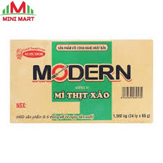 THÙNG 24 LY MÌ MODERN THỊT XÀO 65G