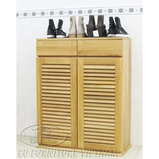 tủ giày gỗ sồi Mỹ