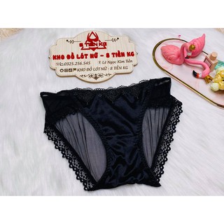 QUẦN LÓT REN PHỐI LỤA NỮ SIÊU SEXY