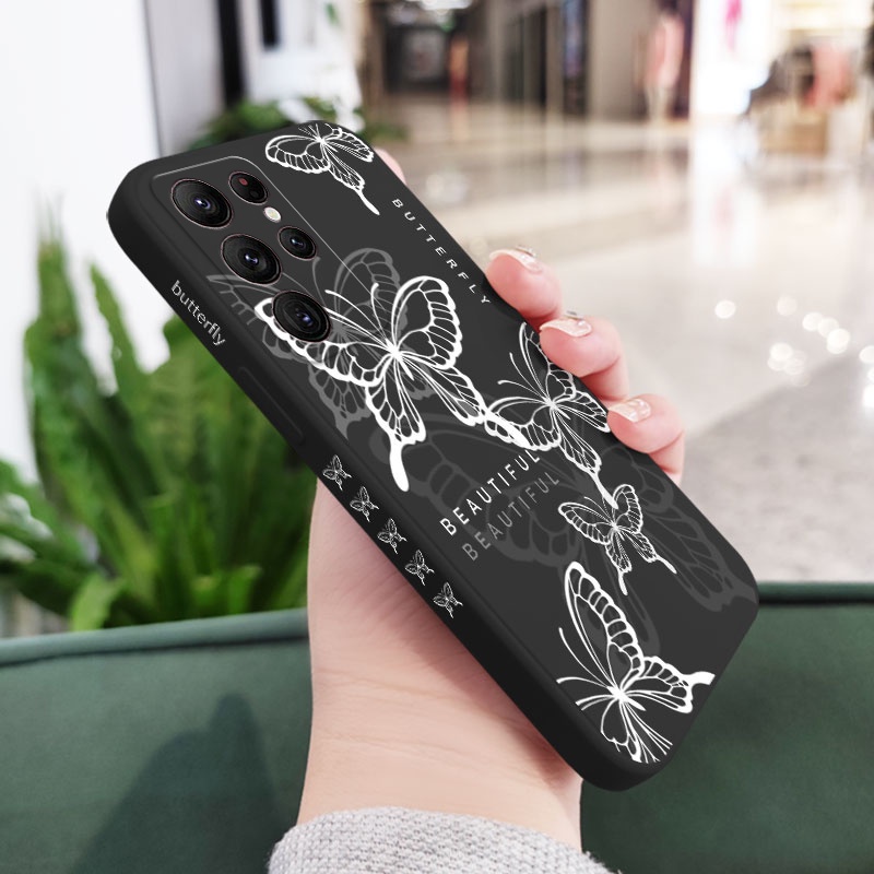 Bao Da Điện Thoại Thời Trang Cho samsung galaxy s23 s22 fe ultra plus Ốp