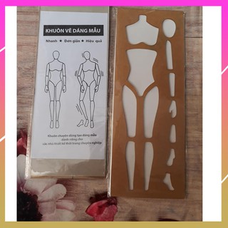 Thước dùng desin hình người dùng trong may mặc