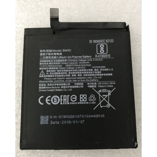 Pin Sạc Thay Thế Cho Xiaomi Mi8 SE - BM3D , Pin Xiaomi Mi8 SE