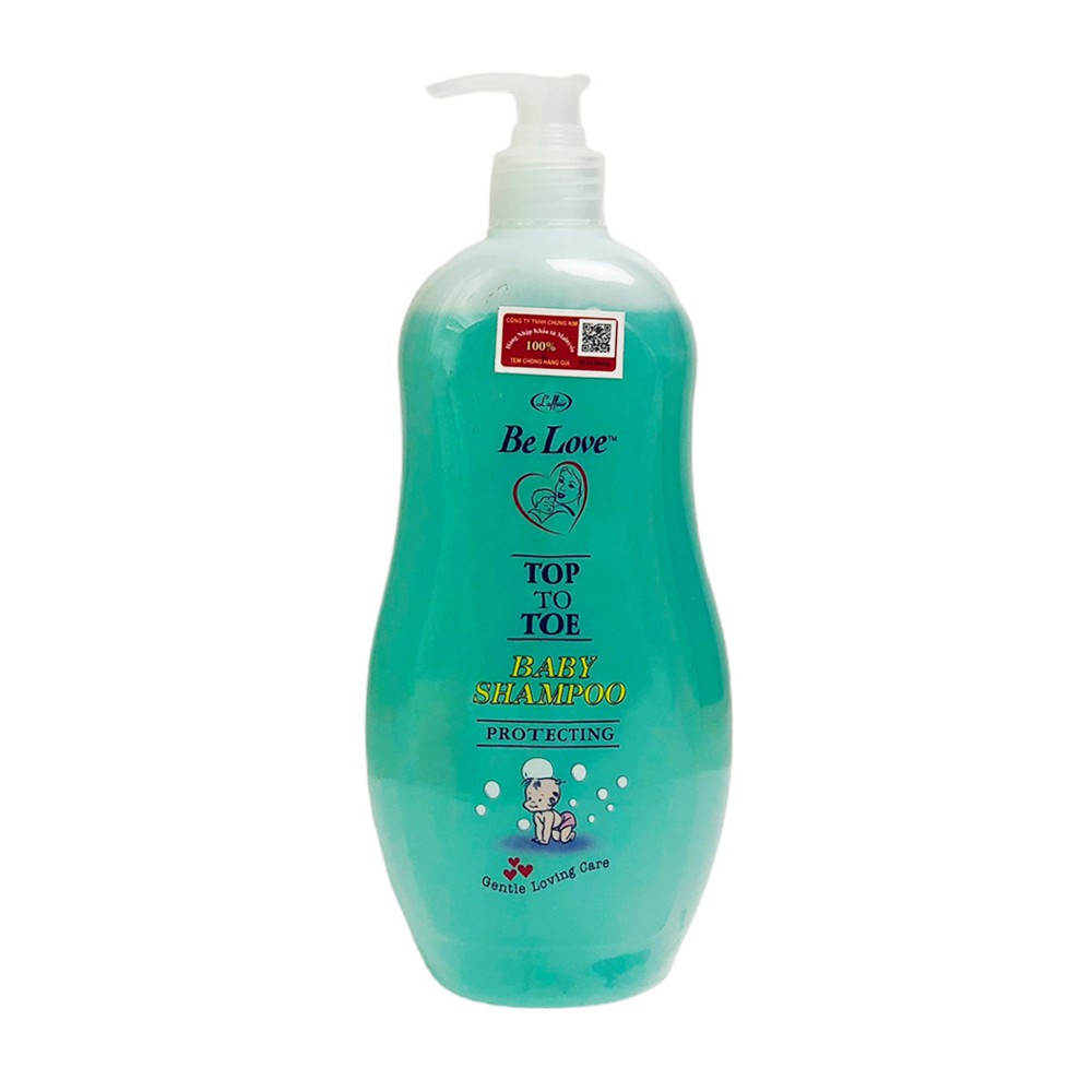 Sữa tắm gội toàn thân cho bé Be Love Protecting L'AFFAIR Malaysia 500ml - chai màu xanh - Baby shampoo