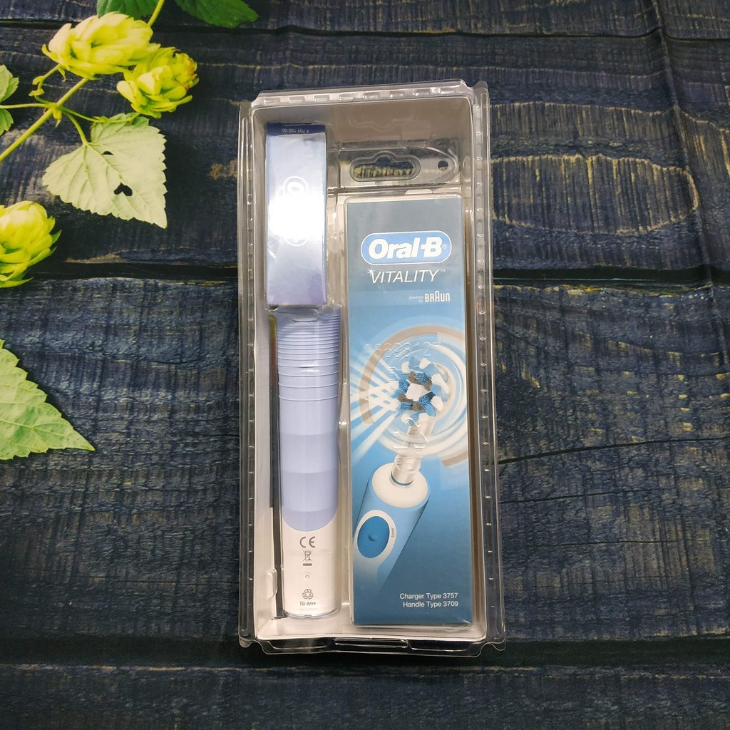 Bàn Chải Đánh Răng Điện Oral B Vitality Sensitive Clean 1 Bàn Chải 2 Đầu