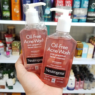 Sữa Rửa Mặt Neutrogena Oil-Free Acne Wash Pink Grapefruit