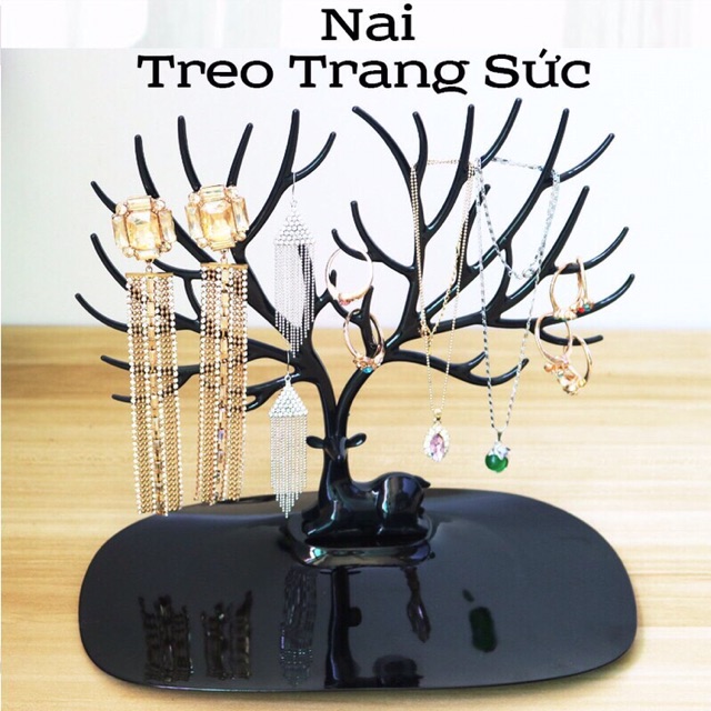 Kệ treo trang sức hình hươu