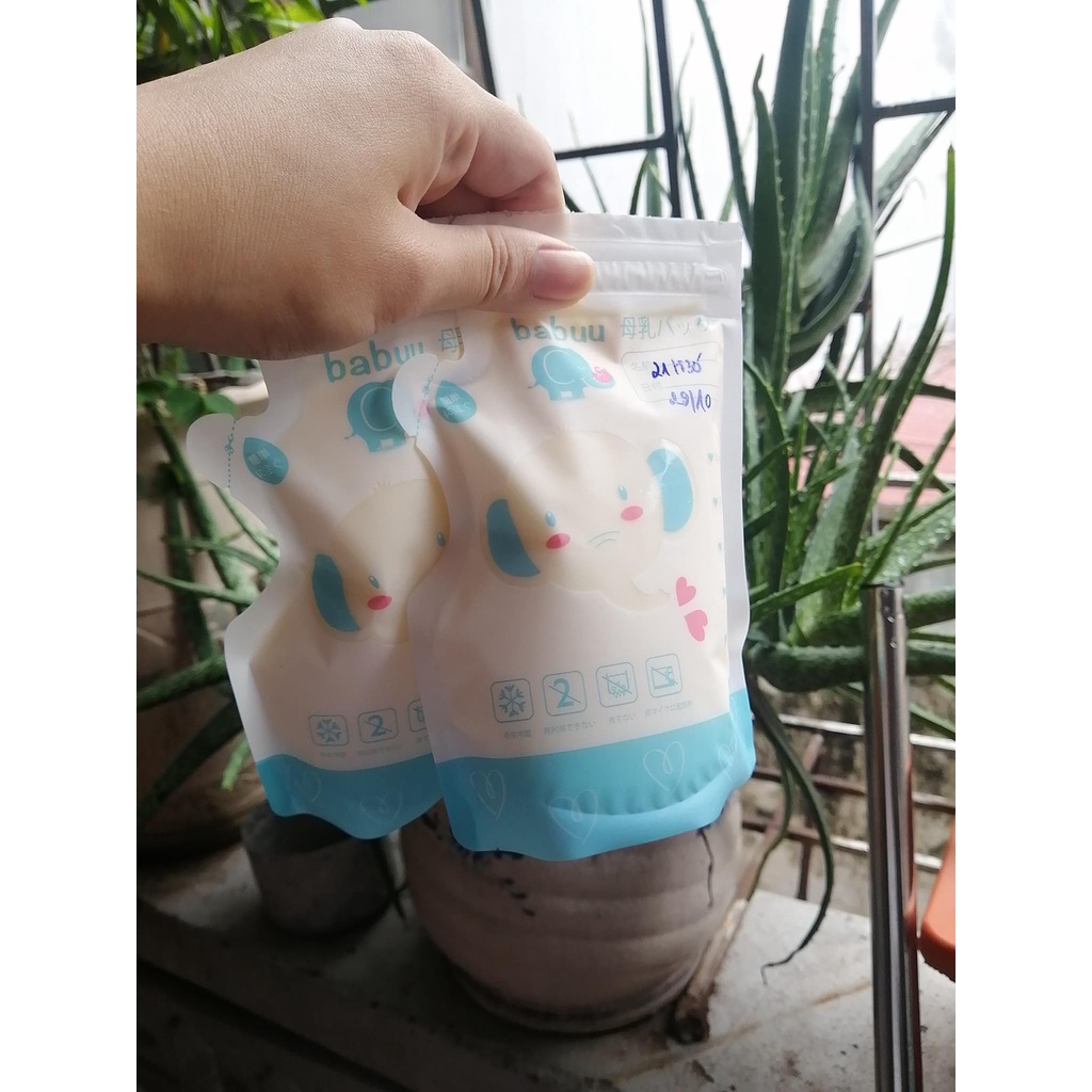 Túi trữ sữa Babuu 250ml hộp 50c