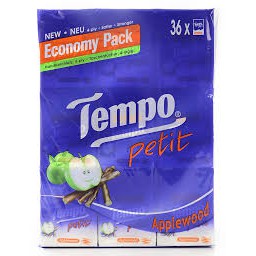 Khăn giấy cao cấp Tempo Petit Applewood (36 gói/bịch)