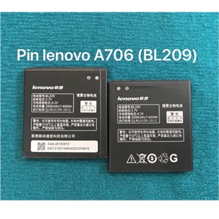 Pin lenovo bl209 của máy a706 zin - mới 100%