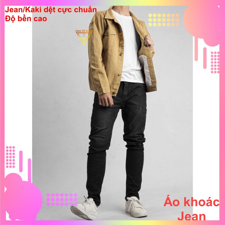 Áo khoác Kaki Nam nhiều màu, áo khoác Kaki Nữ form rộng Hàn Quốc phù hợp với mọi lứa tuổi lazashop22