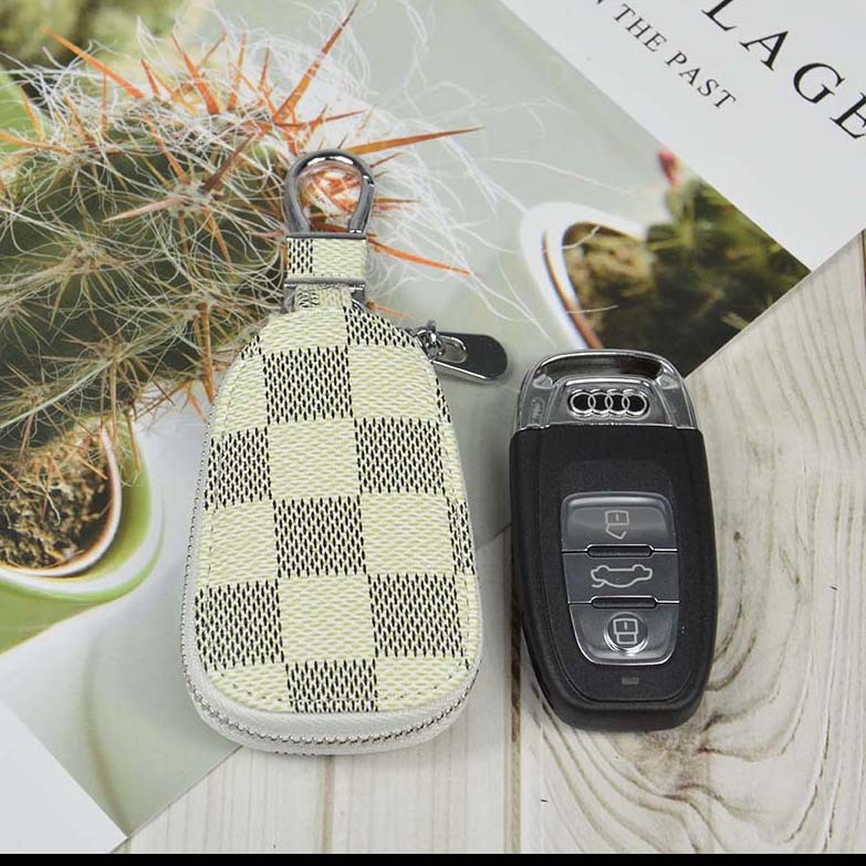 Ví đựng chìa khóa xe hơi có dây khóa kéo đa năng tiện dụng