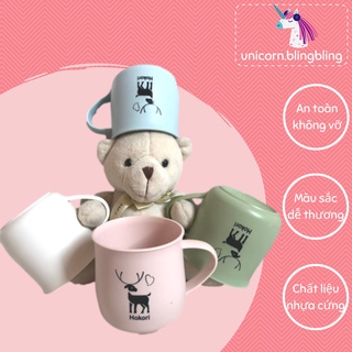 Ly uống nước có tay cầm nhựa lúa mạch hình hưu