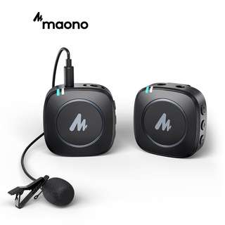 Micro Không Dây Maono WM820-A1 2.4GHz Có Thể Điều Chỉnh Âm Lượng Cho Vlogging, Phỏng Vấn, Live Streaming, điện thoại di động, DSLR