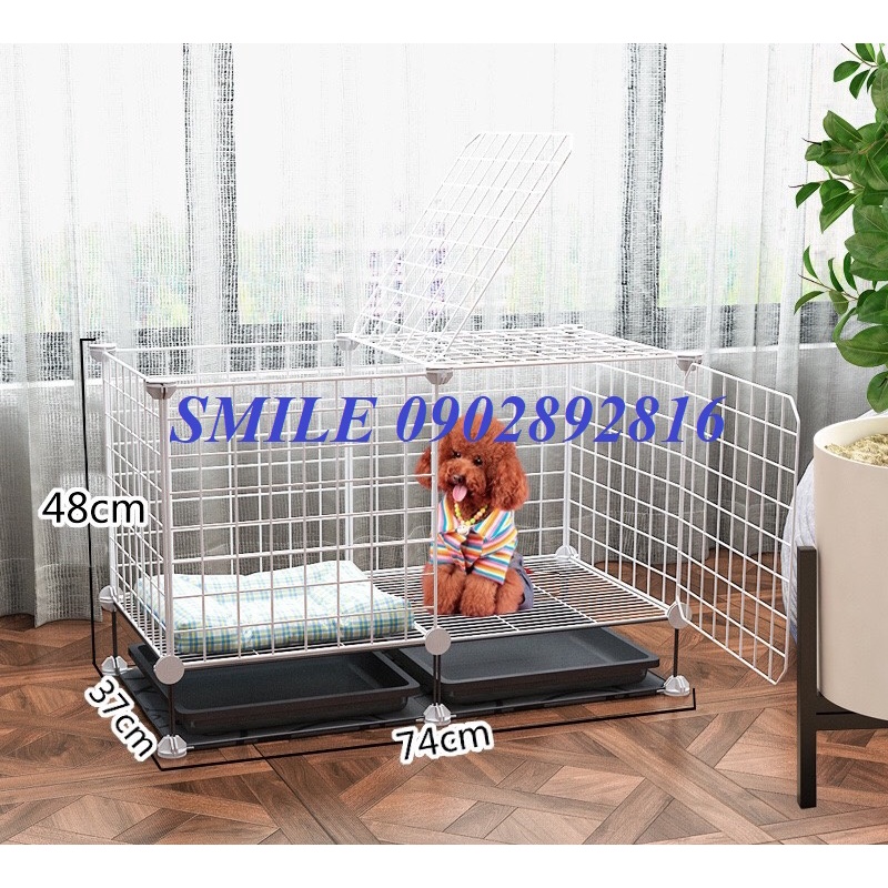 [TẶNG MÓC CHUỒNG] COMBO CHUỒNG, LỒNG LƯỚI THÉP DÀNH CHO CHÓ MÈO THÚ CƯNG ĐA NĂNG