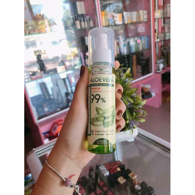 Xịt khoáng dưỡng và làm mềm da Lô hội Hàn Quốc 100ml - Hàng Chính Hãng