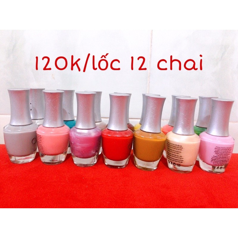 SET SƠN MÓNG TAY 12 CHAI ĐỦ MÀU TÔNG ĐẸP GIÁ 120K - 16ML/CHAI