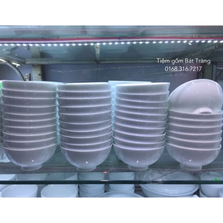 Bộ bát cơm trắng Bát Tràng