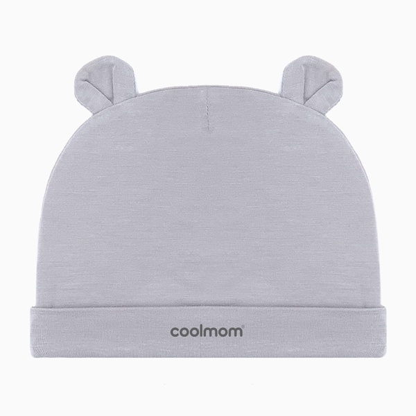 Mũ sơ sinh tai gấu Coolmom chất liệu sợi tre cao cấp / CM-0004