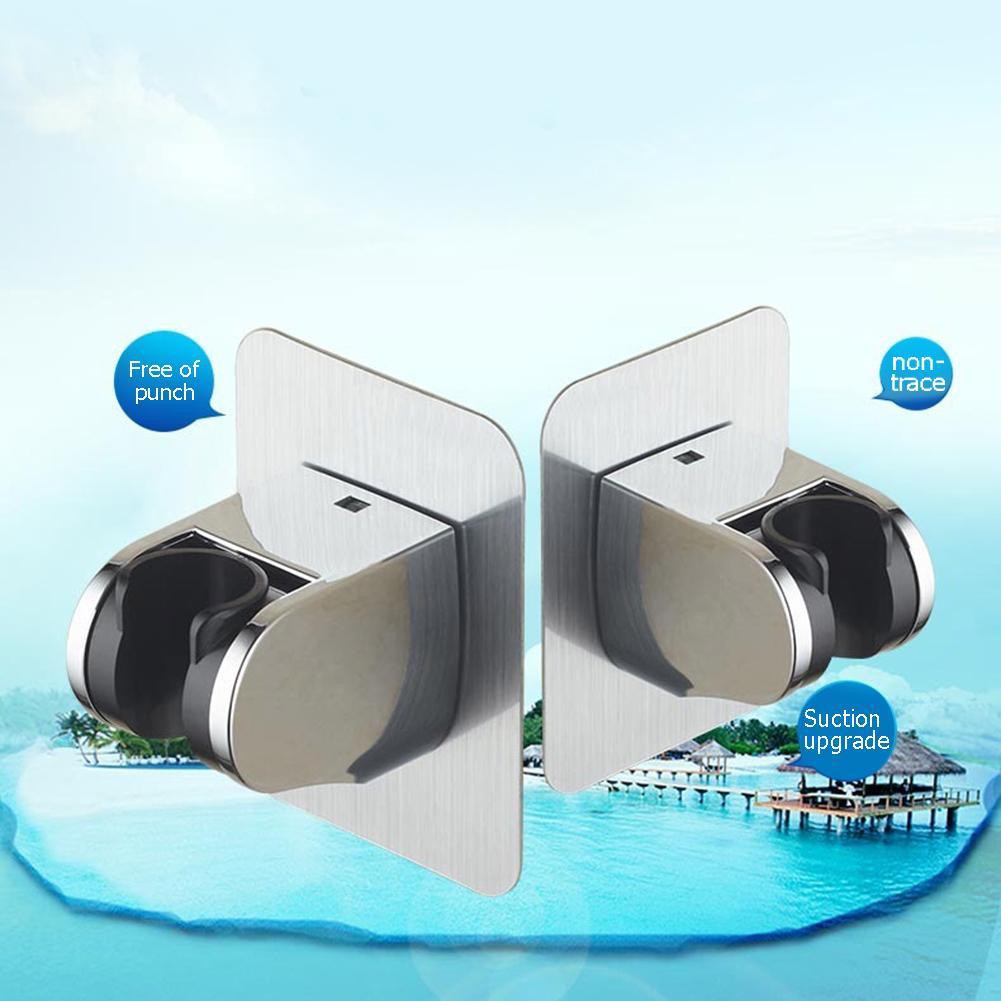 Adjustable Waterproof Adhesive Wall Mounted Shower Head Rack Bracket Holder