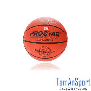 Quả bóng rổ ProStar size 3,5,6,7 cam chính hãng tiêu chuẩn thi đấu  có kèm thumbnail