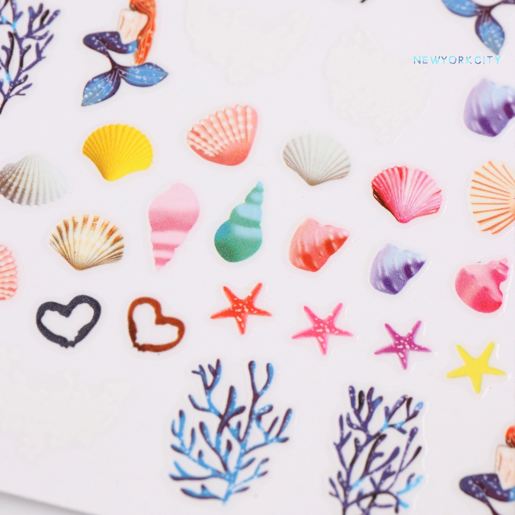 Miếng Dán Trang Trí Móng Tay Chống Nước Không Phai Họa Tiết Tinh Tế Có Thể Tháo Rời