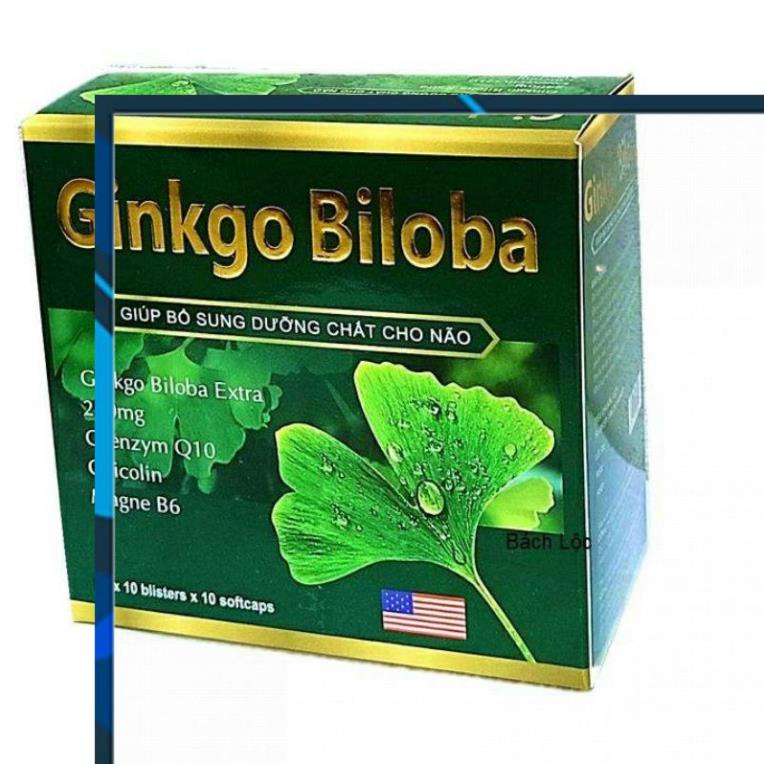 HOẠT HUYẾT DƯỠNG NÃO GINKGO BILOBA 240mg - Giúp bổ sung dưỡng chất cho não NHÀ THUỐC SÀI GÒN