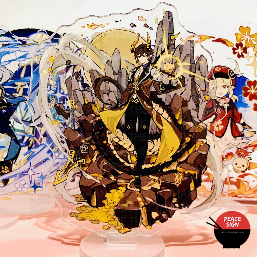 (V2.1) Standee nhân vật GENSHIN IMPACT ver CHIÊU THỨC game anime chibi mô hình mica acrylic trưng bày