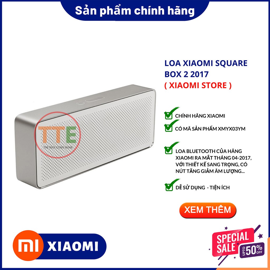 Loa di động Xiaomi Mi Square Box 2 2017 TTE