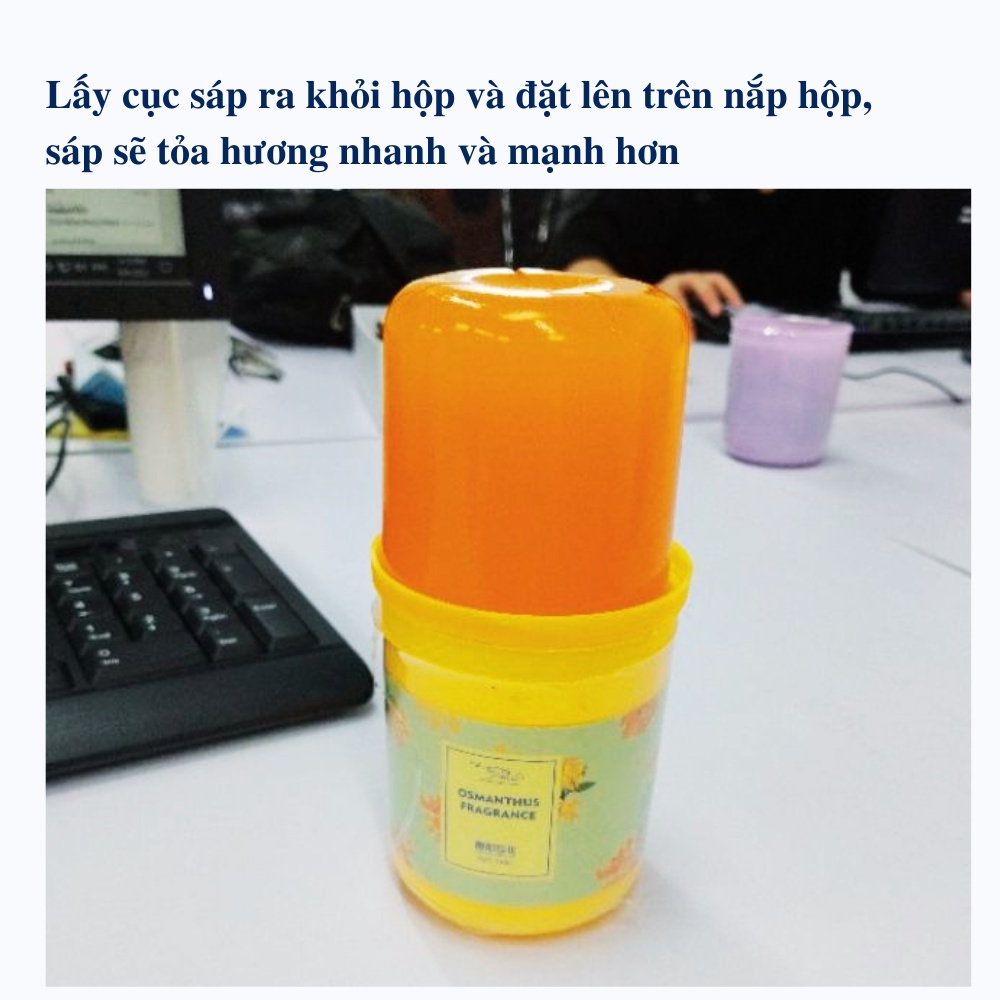 Sáp thơm phòng, sáp thơm khử mùi nhà vệ sinh, phòng ngủ, ô tô, tủ quần áo