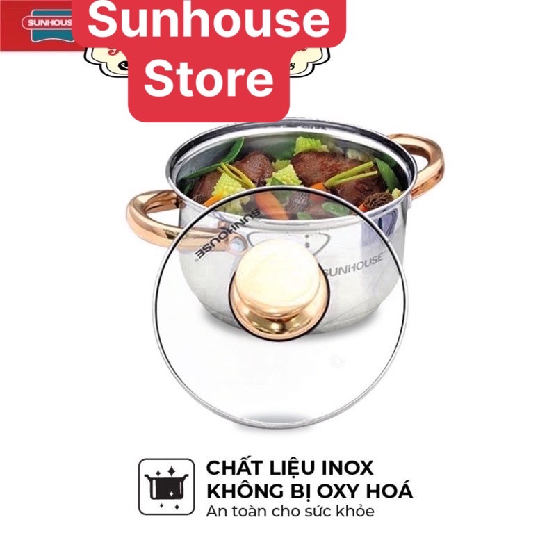 Bộ Nồi 5 Đáy Cao Cấp Bếp Từ Sunhouse SH781