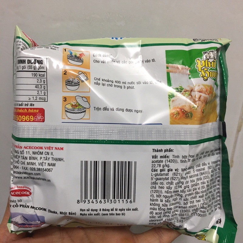 Miến Phú Hương ăn liền