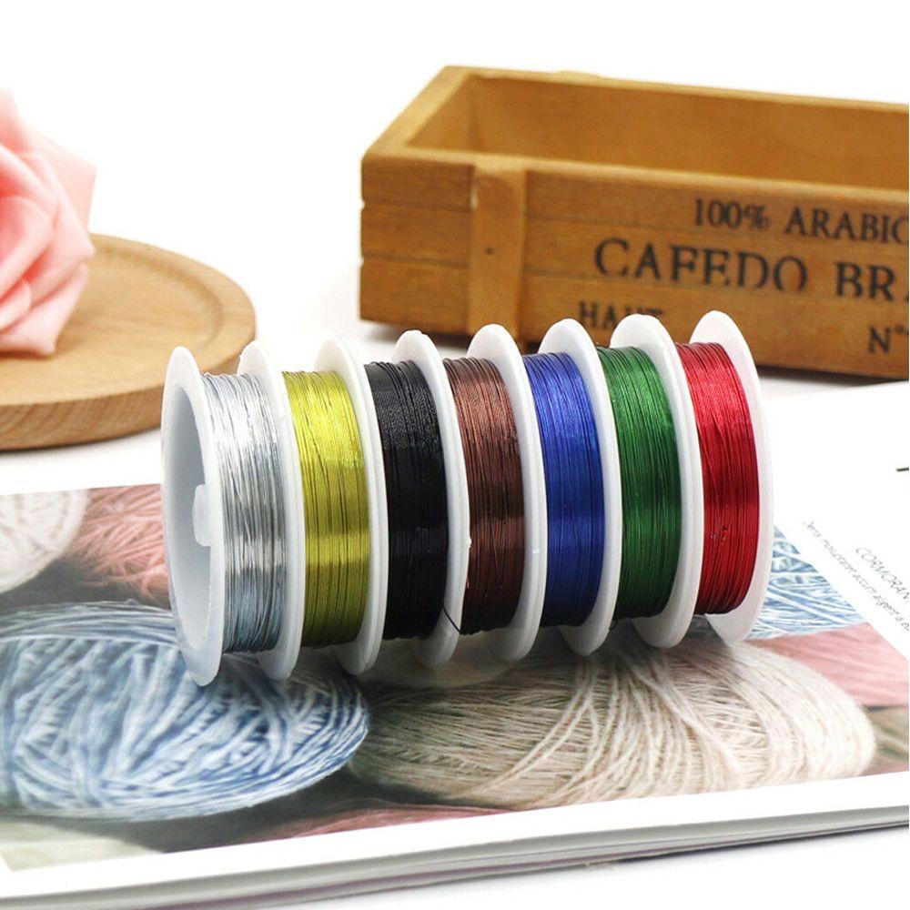 KUNHEV Cuộn Dây Sắt 10M Dùng Trang Trí / Làm Đồ Trang Sức Mềm Mại Tiện Dụng