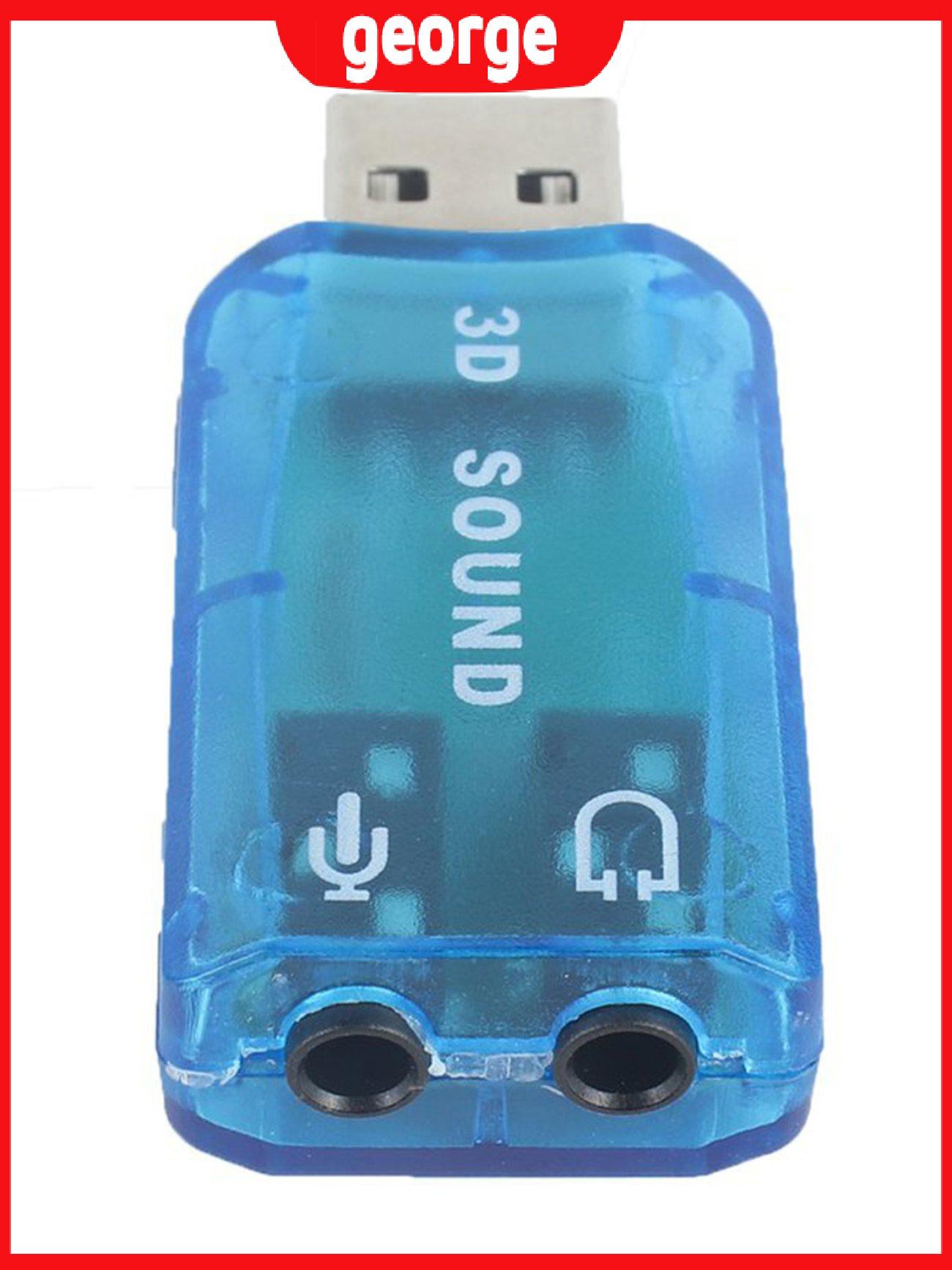 Usb 1.1 Mic / Loa Âm Thanh 7.1 Ch 3d Cho Pc Laptop