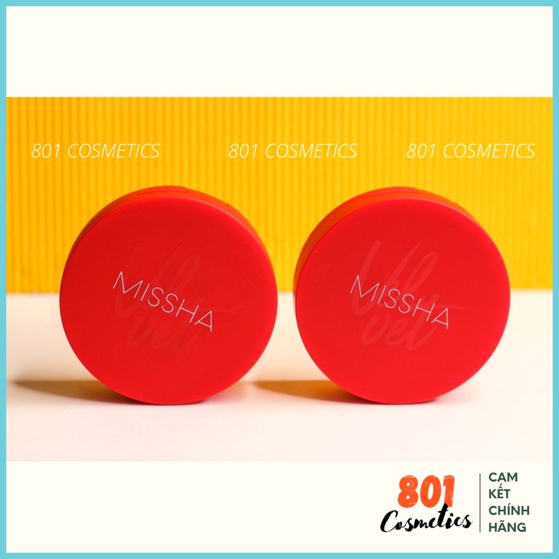 Phấn nước Missha Đỏ / Missha Cushion Velvet Finish SPF50+ PA+++ 15