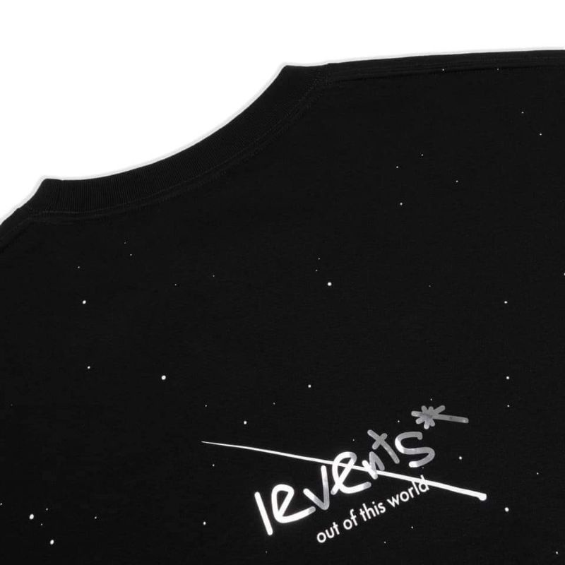 + LEVENTS® SPACESHIP GALAXY TEE BLACK/WHITE