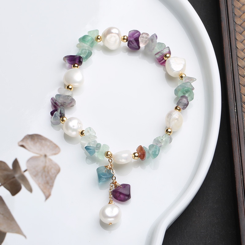 [Hàng Mới Về] Vòng Tay Hạt Giả Ngọc Trai Nhiều Màu Sắc