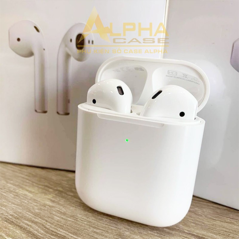 Tai Nghe Bluetooth Airpods 2 Định Vị Đổi Tên - Bỏ Tai Tắt Nhạc - thế hệ thứ 2 casealpha