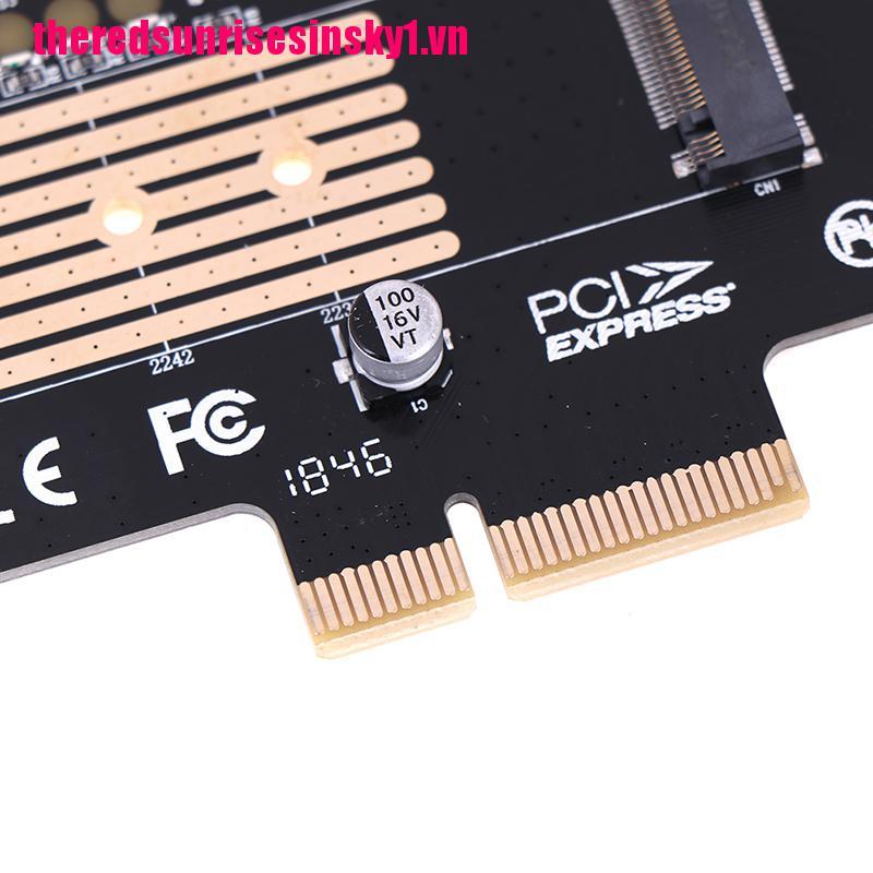 (3C) Giắc Chuyển Đổi M-Key M.2 Nvme / Ngff Ssd Sang Pci-E Pci Express X4 X8 X16