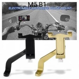 Kẹp điện thoại xe máy nhôm cao cấp chuyên dụng cho grab, bee, xe ôm công nghệ, SIGATO SGT 1559