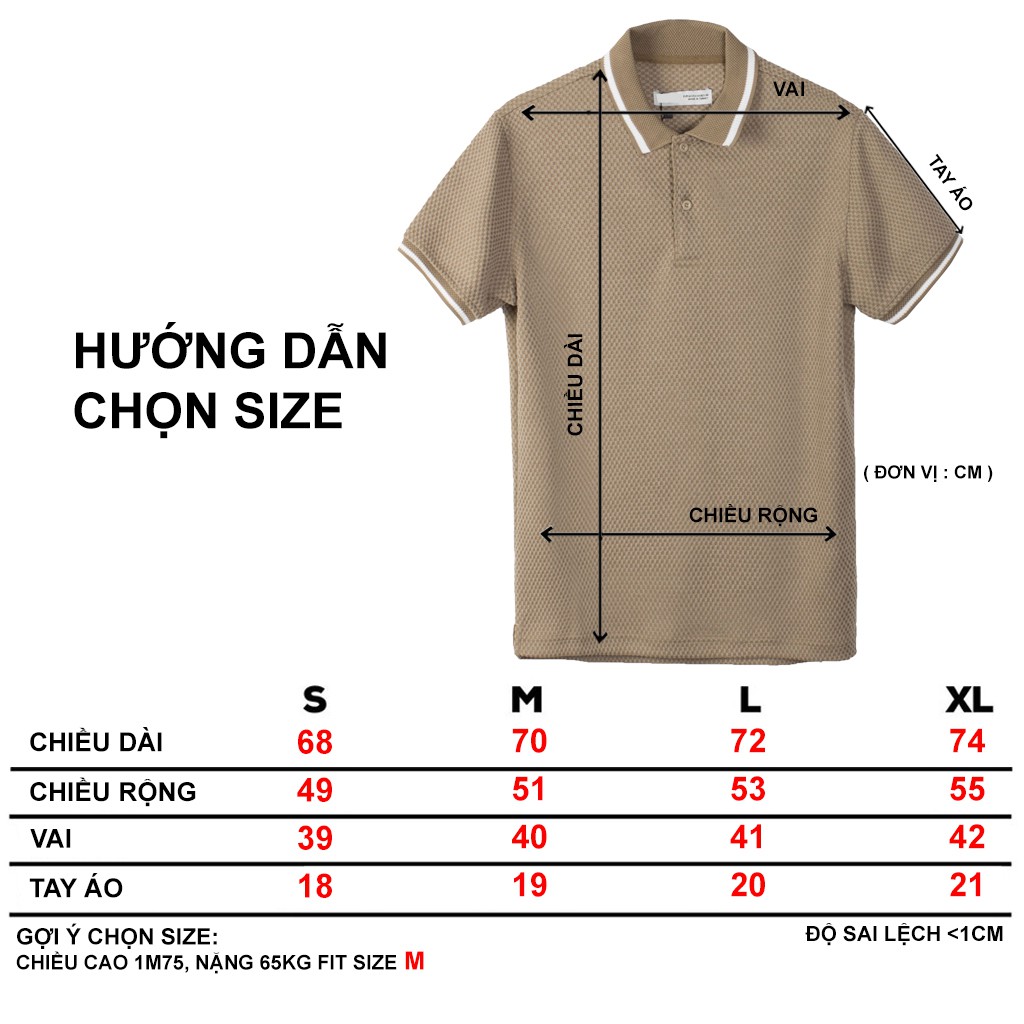 Áo polo nam vải dệt nổi 3D mẫu mới 2021 cổ dệt kim co giãn form ôm PL16 - Leo Vatino | BigBuy360 - bigbuy360.vn