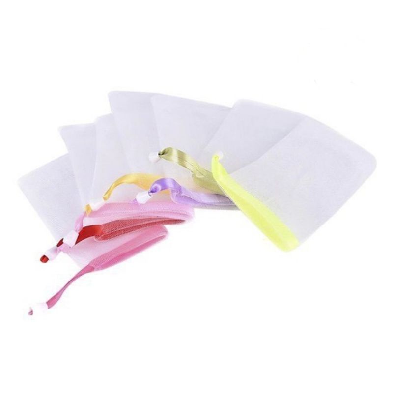 TÚI LƯỚI TẠO BỌT XÀ PHÒNG XÀ BÔNG 2 LỚP