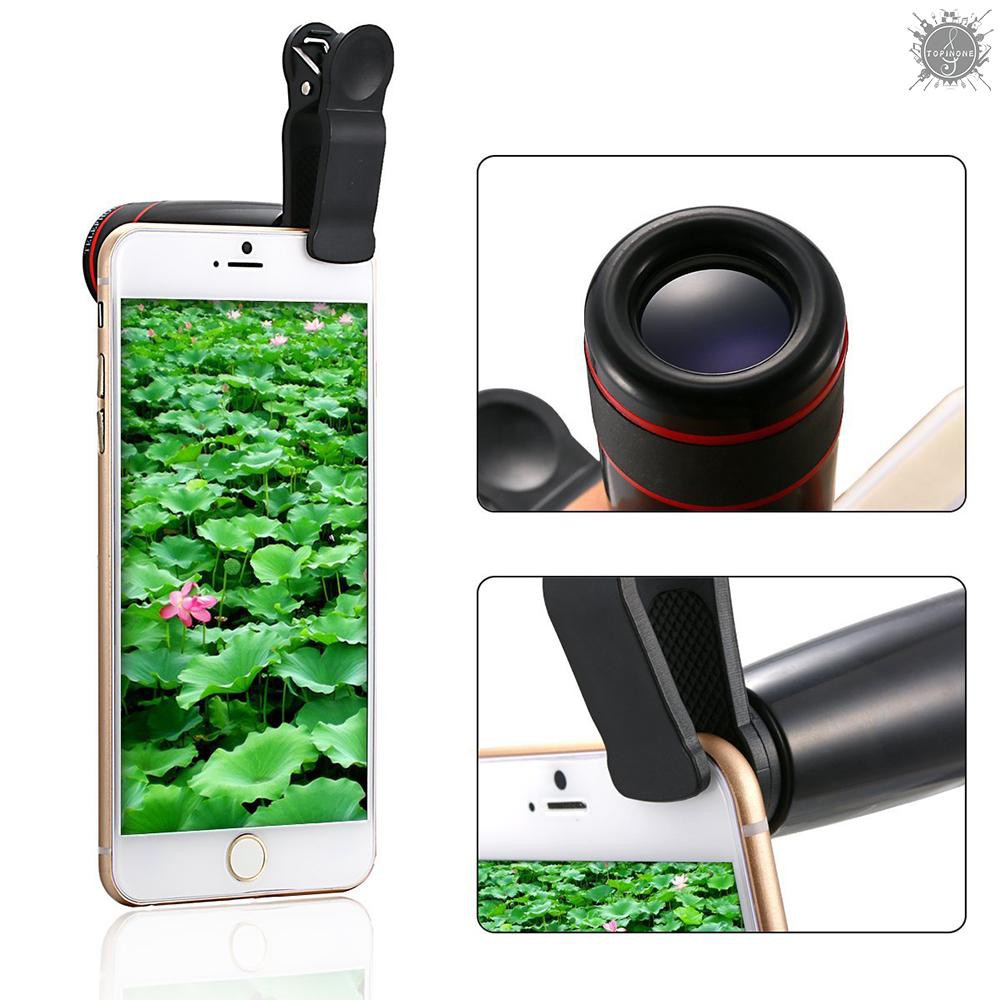 Bộ 10 ống kính tiêu cực dài 8X + ống kính góc rộng + fishEye + Macro 8X có thể tháo rời thông dụng