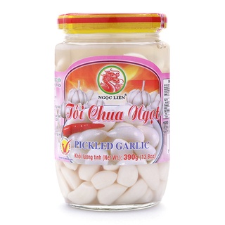 Tỏi Chua Ngọt Ngọc Liên hủ thủy tinh 390g