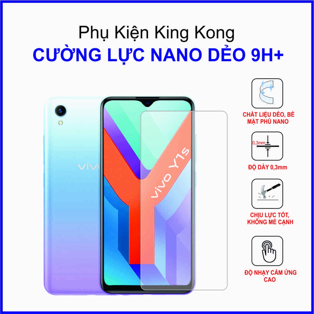 Dán cường lực Vivo Y1s cường lực nano dẻo 9H+