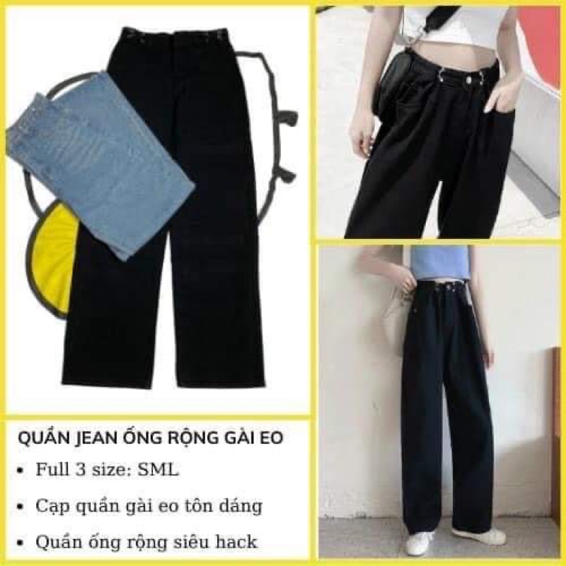 [QUANJEANS]Quần bò jeans khuy móc xuông🌸DAQUY20🌸quần jeans cullot xuông hàng đẹp hack dáng | WebRaoVat - webraovat.net.vn