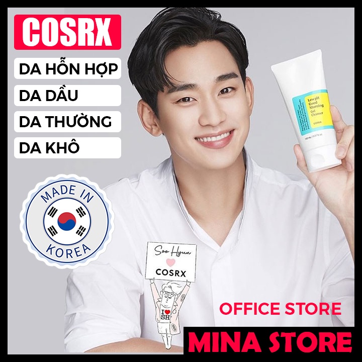 Sữa Rửa Mặt Cosrx Low Ph Good Morning Gel Cleanser Dịu Nhẹ, Ngăn Ngừa Mụn 150ml, Mọi Loại Da, Corsx | BigBuy360 - bigbuy360.vn