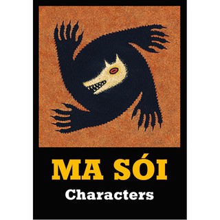 (Freeship khách HN, HCM) Bài MA SÓI ép nhựa cứng Phiên bản 24 Lá CHARACTERS