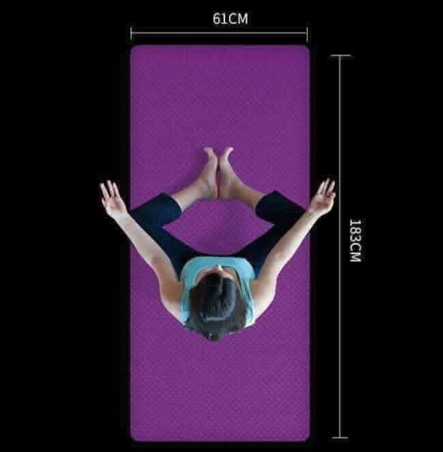 THẢM TẬP yoga 2 LỚP ( Kèm túi đựng)