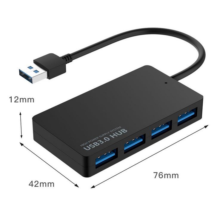 Bộ chia cổng USB 3.0 từ 1 ra 4 cổng Hub chia cổng usb